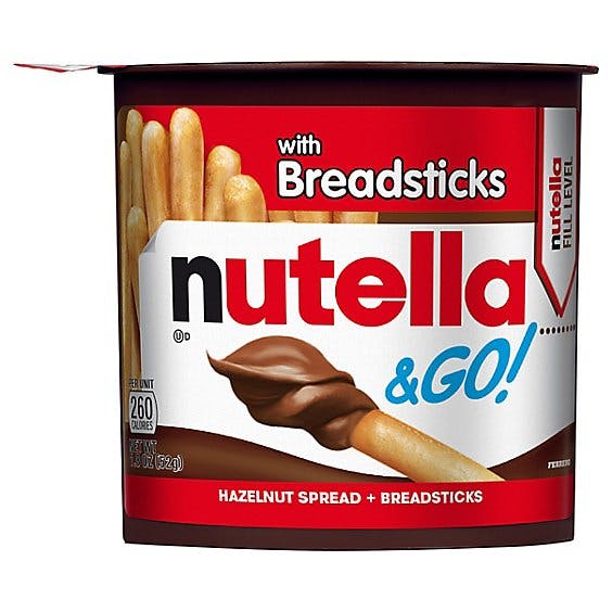 Is it Vegan? Nutella & Go! Hazelnut Spread & Breadsticks Hazelnut