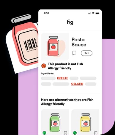 Find Fish Free products with Fig