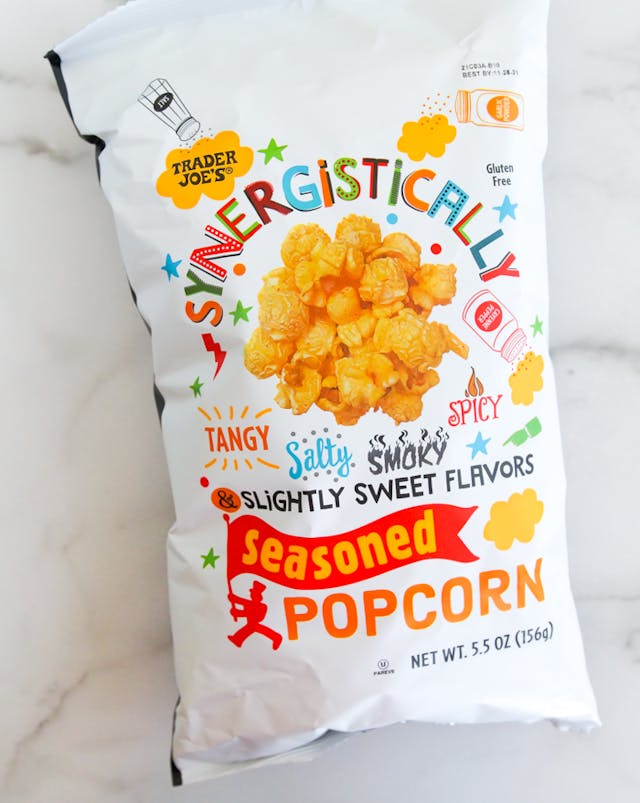 Is it Pescatarian? Trader Joe's Synergistically Seasoned Popcorn