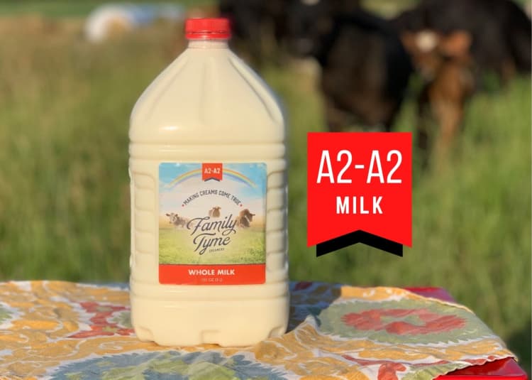A2-A2 Family Tyme Creamery Whole Milk