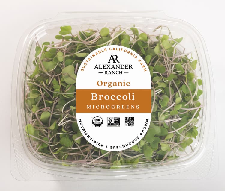 Alexander Ranch Organic Broccoli Microgreens