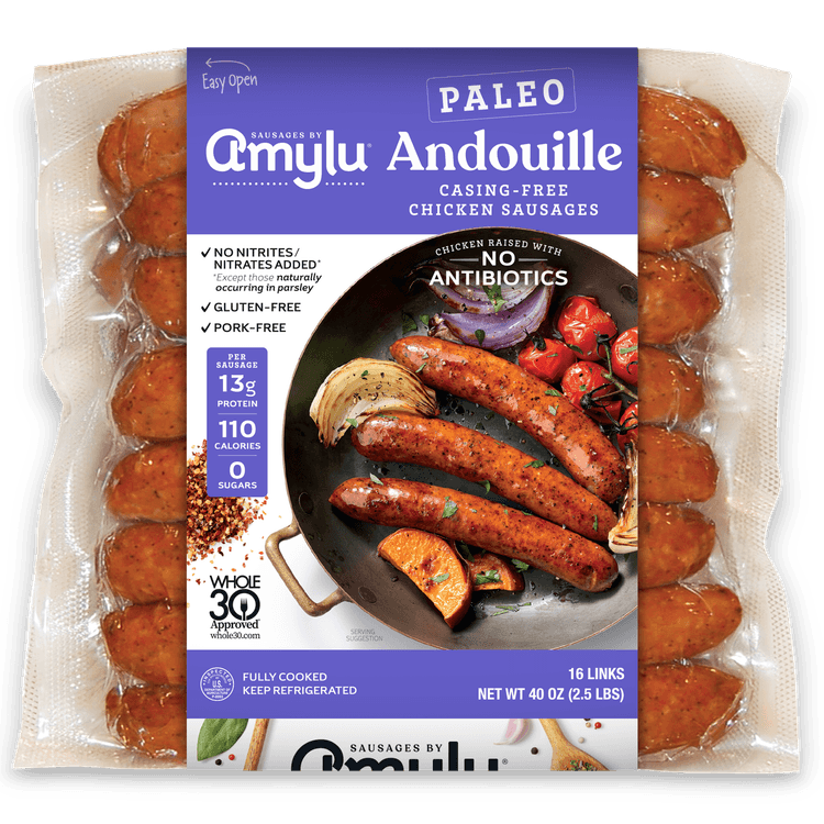 Sausages By Amylu Andouille Casing-free Chicken Sausages