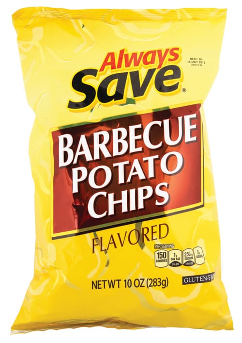 Always Save Barbeque Flavored Potato Chips