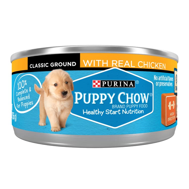 Puppy Chow Puppy Food, Classic Ground, With Real Chicken