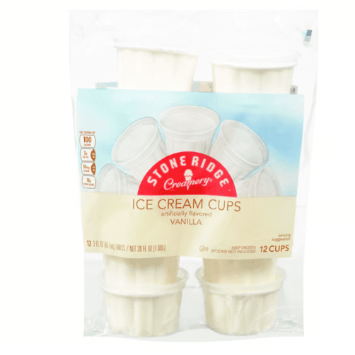 Creamery Ice Cream Cups, Vanilla
