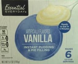 Essential Everyday Instant Vanilla Pudding