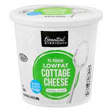 Essential Everyday Cottage Cheese, Small Curd, 1% Milkfat, Low Fat