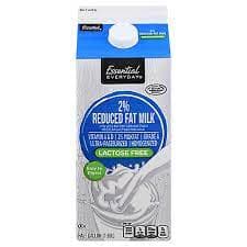 Essential Everyday 2% Reduced Fat Lactose Free Milk
