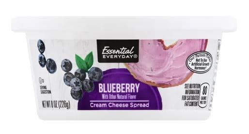 Essential Everyday Cream Cheese Spread, Blueberry