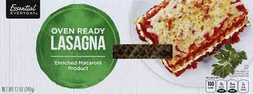 Essential Everyday Oven Ready Lasagna