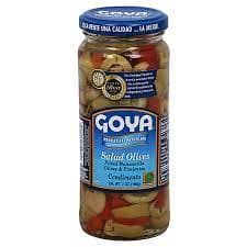 Goya Olives Reduced Sodium Manzanilla Stuffed With Minced Pimientos Jar