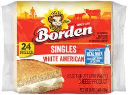 Borden White American Cheese Singles