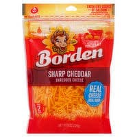 Borden Finely Shredded Sharp Cheddar Cheese