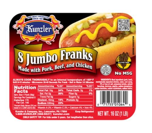 Kunzler Meat Franks