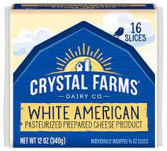 Crystal Farms White Cheddar Singles