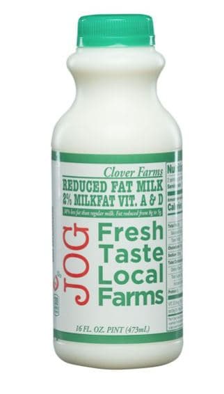 Clover Farms Pint 2% Milk