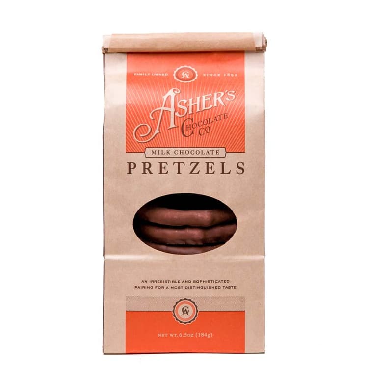 Asher'S Chocolate Co. Milk Chocolate Covered Pretzels