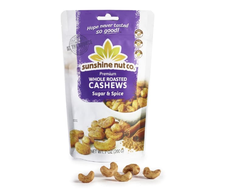 Sunshine Nut Co. Premium Whole Roasted Cashews Sugar & Spice