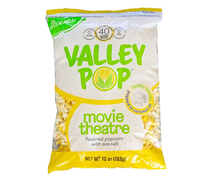 Valley Pop Movie Theatre Popcorn With Sea Salt