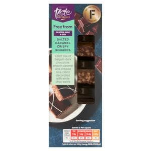 Sainsbury'S Taste The Difference Freefrom Salted Caramel Crispy Squares