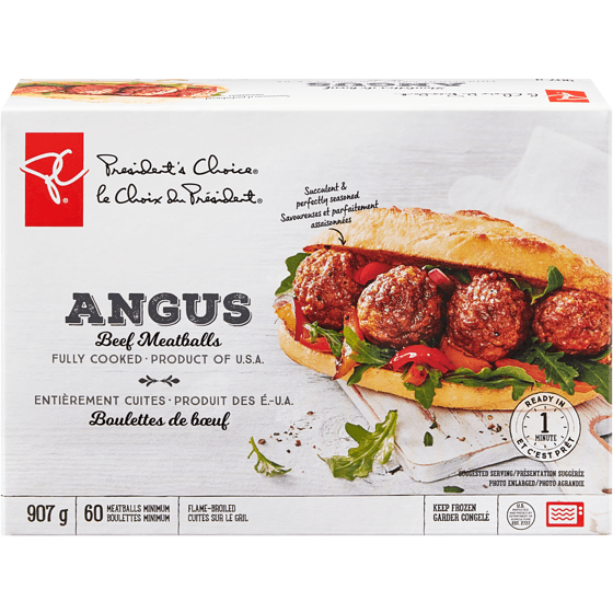 President'S Choice Angus Beef Meatballs