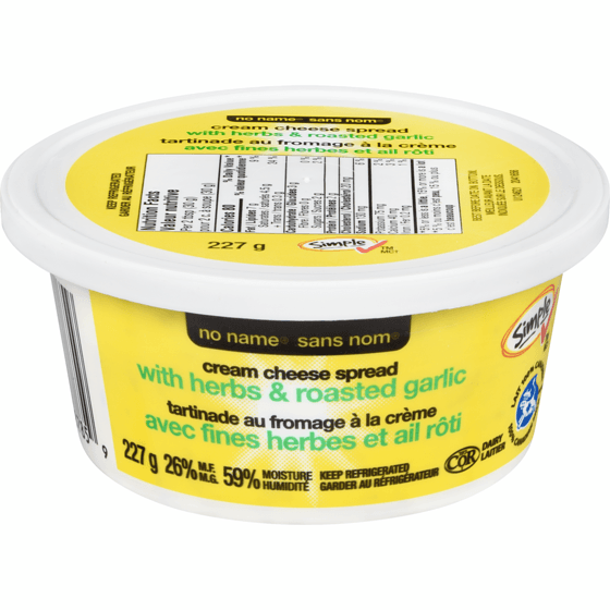 No Name Cream Cheese Spread With Herbs & Roasted Garlic