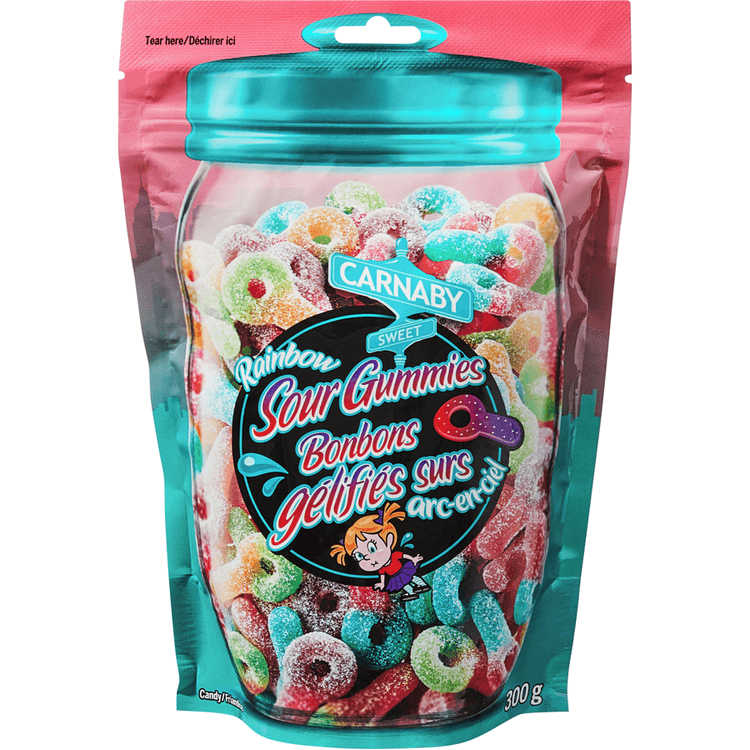 Carnaby Sweet Rainbow Sour Gummies