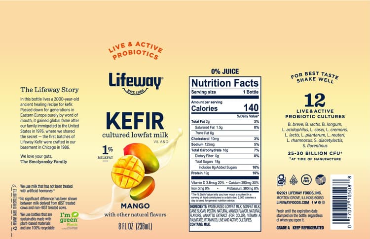 Lifeway Mango Kefir