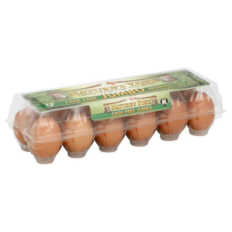 Nature'S Yoke - Free Range Jumbo Brown Eggs