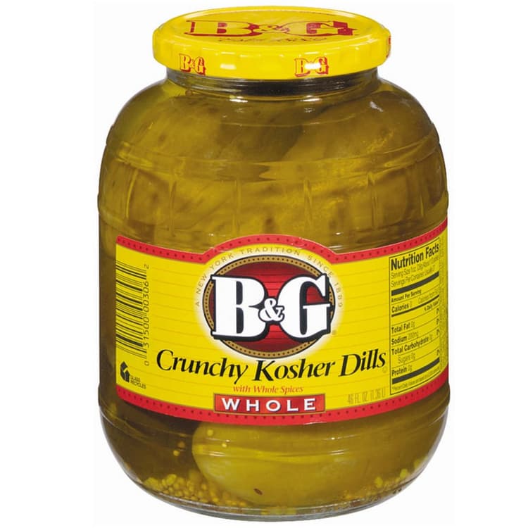 B&G Crunchy Whole Kosher Dills Pickles