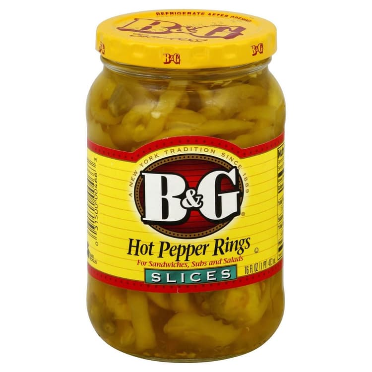 B&G Sliced Hot Pepper Rings