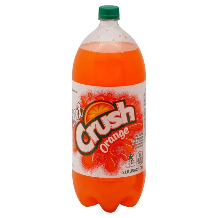 Crush Soda, Zero Sugar, Orange