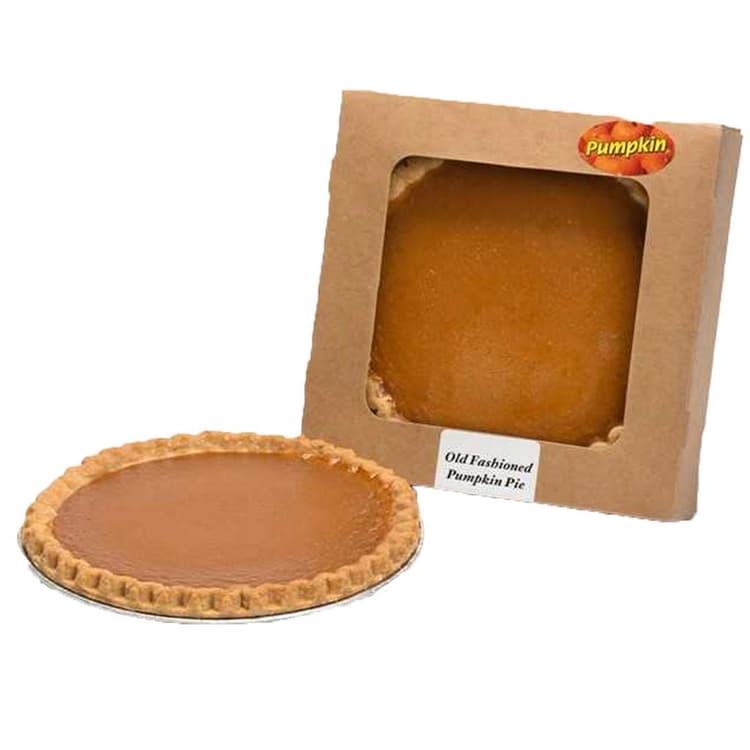 8" Baked Pumpkin Pie