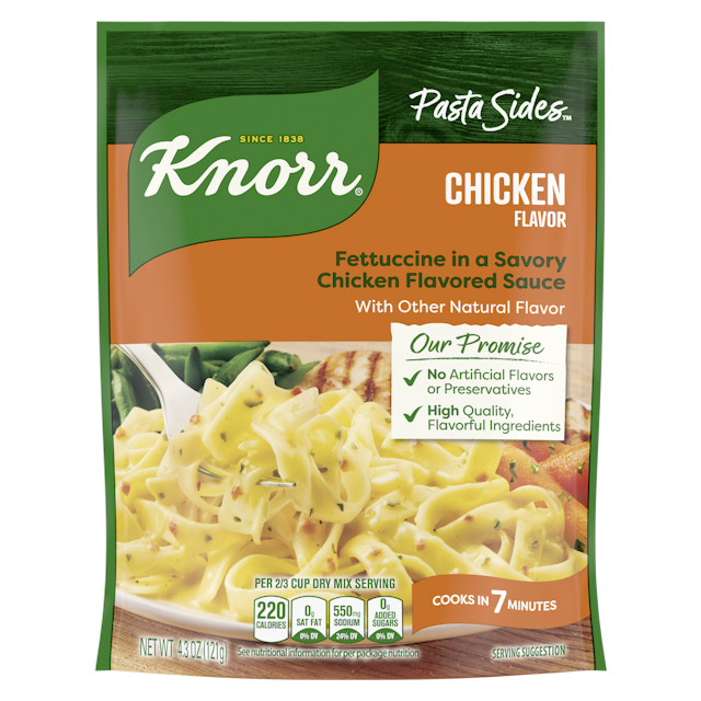 Is it Soy Free? Knorr Chicken Fettuccine Pasta Pasta Sides