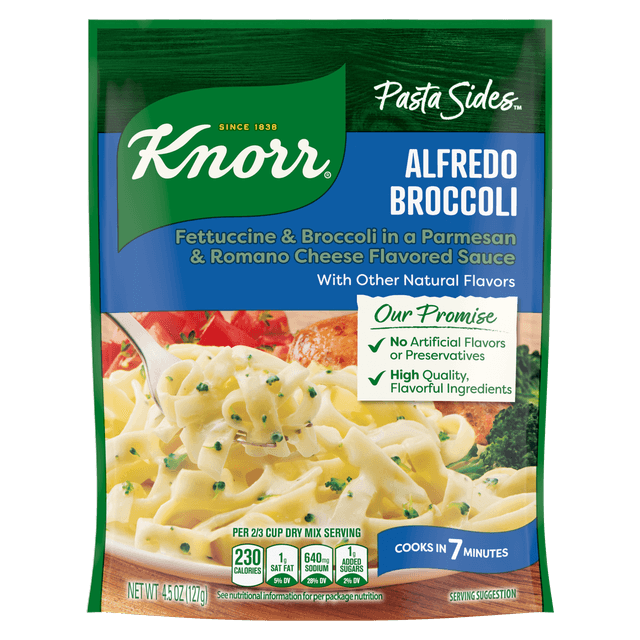 Is it GERD Friendly? Knorr Alfredo Broccoli Fettuccine Pasta Sides