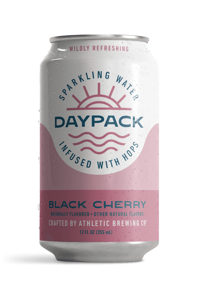 Athletic Brewing Company Daypack Sparkling Water Infused With Hops, Black Cherry