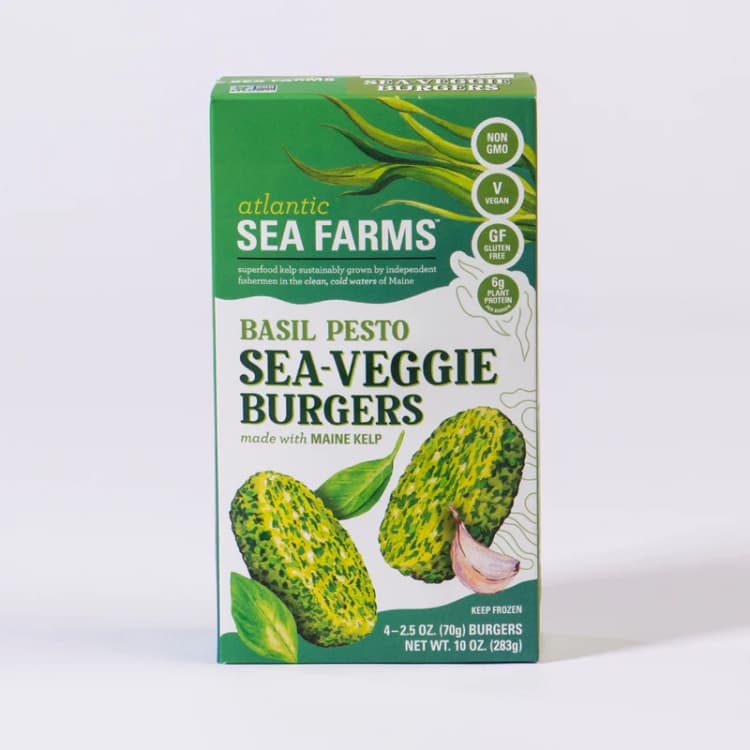 Atlantic Sea Farms Basil Pesto Sea-Veggie Burgers