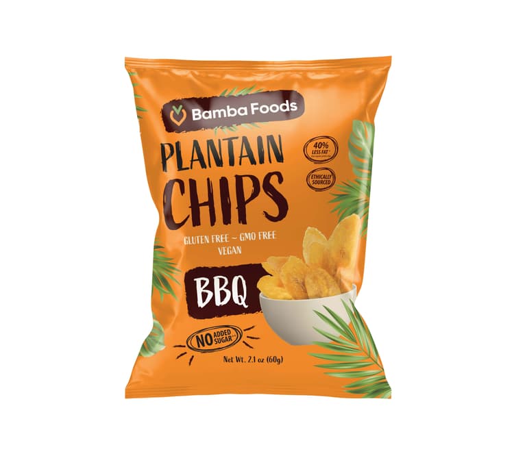 Bamba Foods Plantain Chips, Bbq