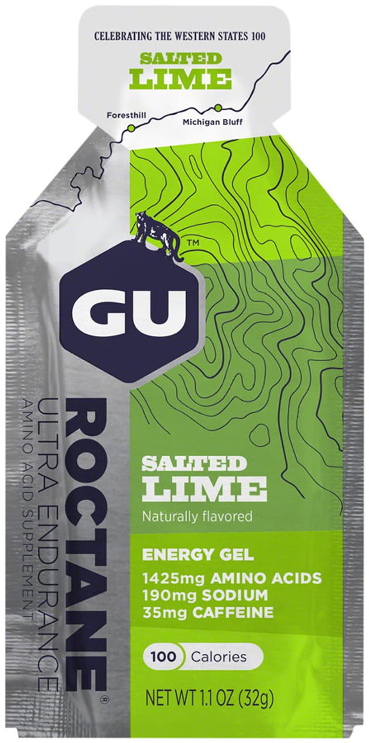 Gu Energy Labs Roctane Ultra Endurance Energy Gel Salted Lime