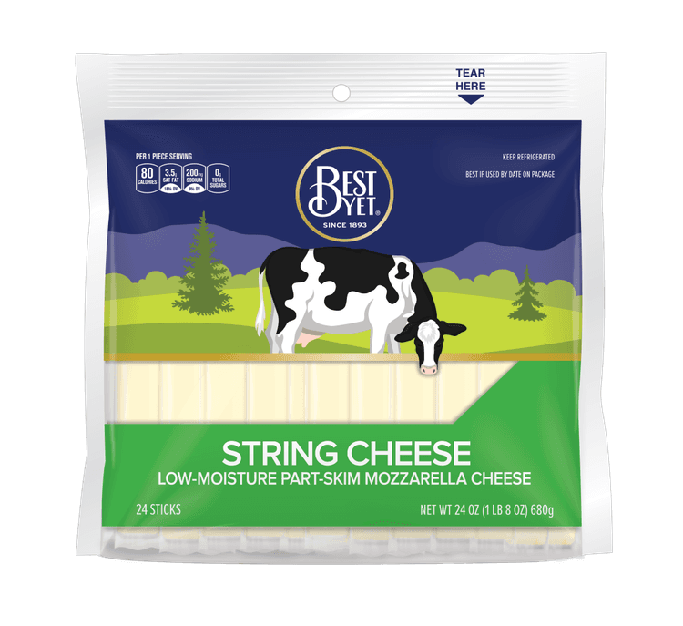 Best Yet Low-Moisture Part-Skim Mozzarella String Cheese