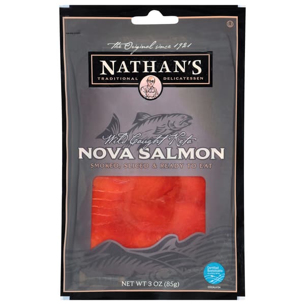 Nathan'S Nova Salmon Sliced Smoked