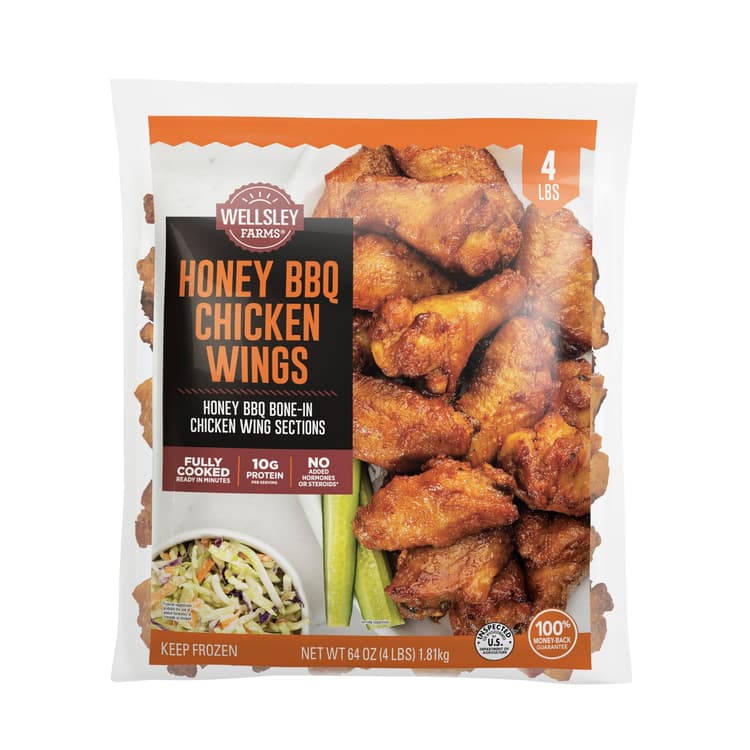 Wellsley Farms Honey Bbq Bone-In Chicken Wings