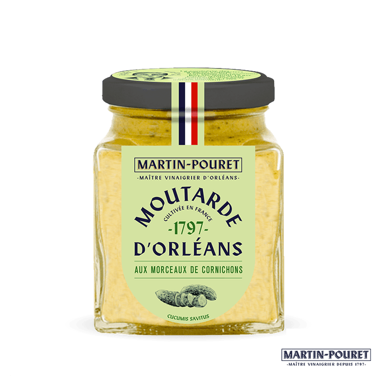 Martin-Pouret Mustard With Pieces Of Gherkins