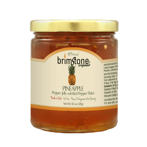 Brimstone Originals Pineapple Pepper Jelly With Red Pepper Flake