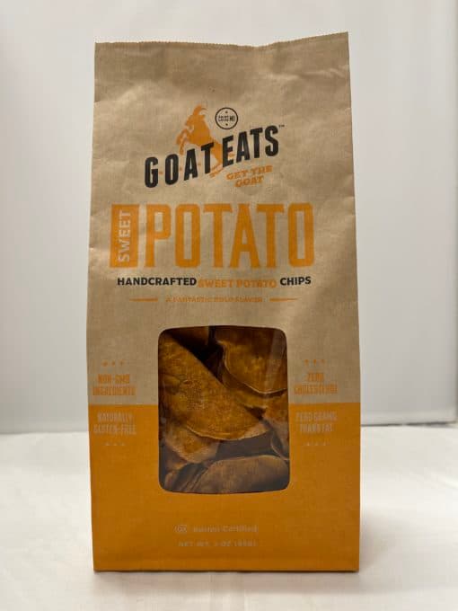 Goat Eats Sweet Potato Chips