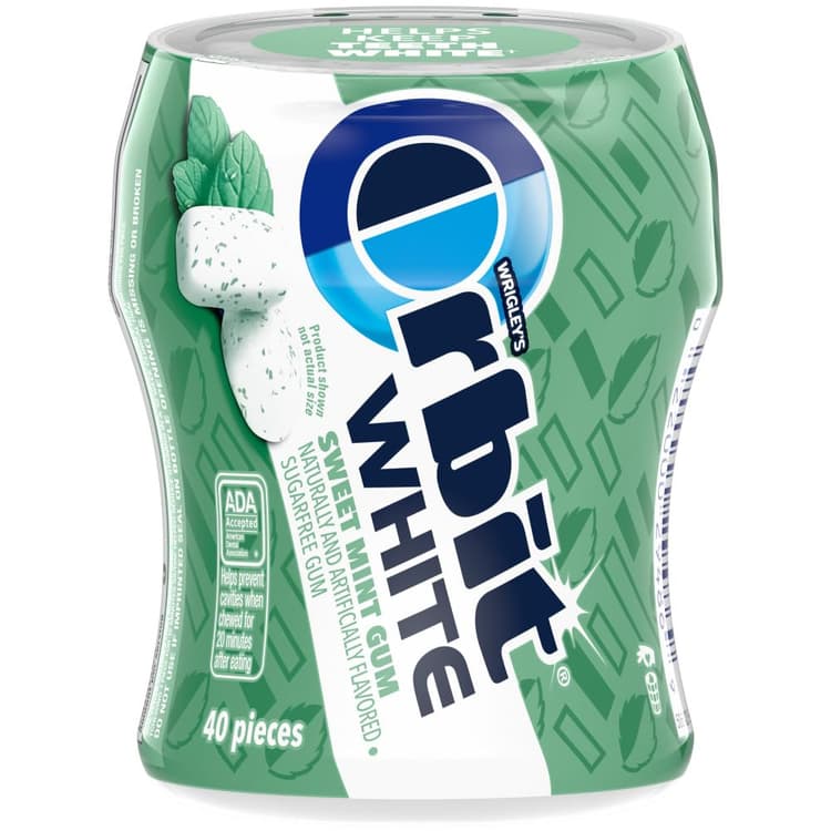 Orbit White Sugar Free Gum Sweet Mint