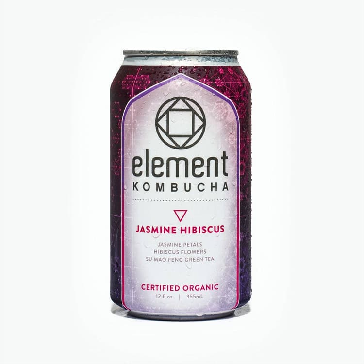 Element Kombucha Jasmine Hibiscus
