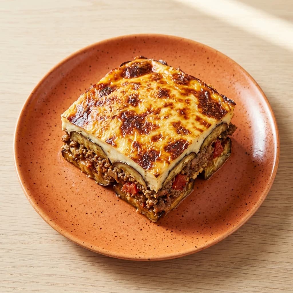 Moussaka with Eggplant and Lamb