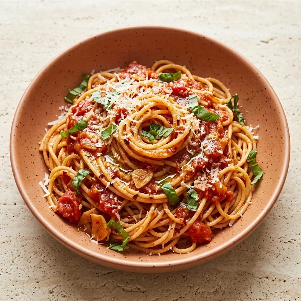 Spaghetti with Marinara Sauce