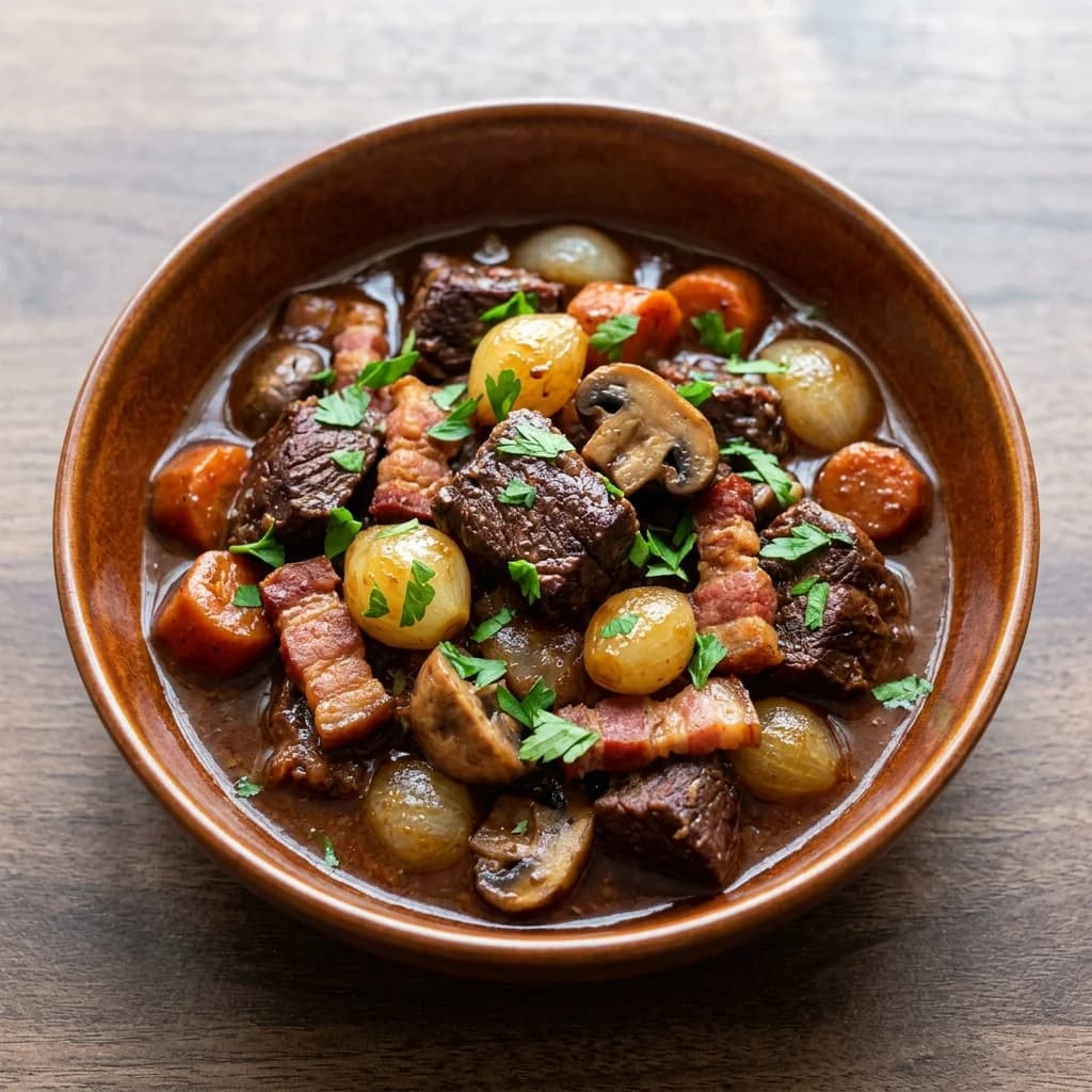 Traditional Beef Bourguignon